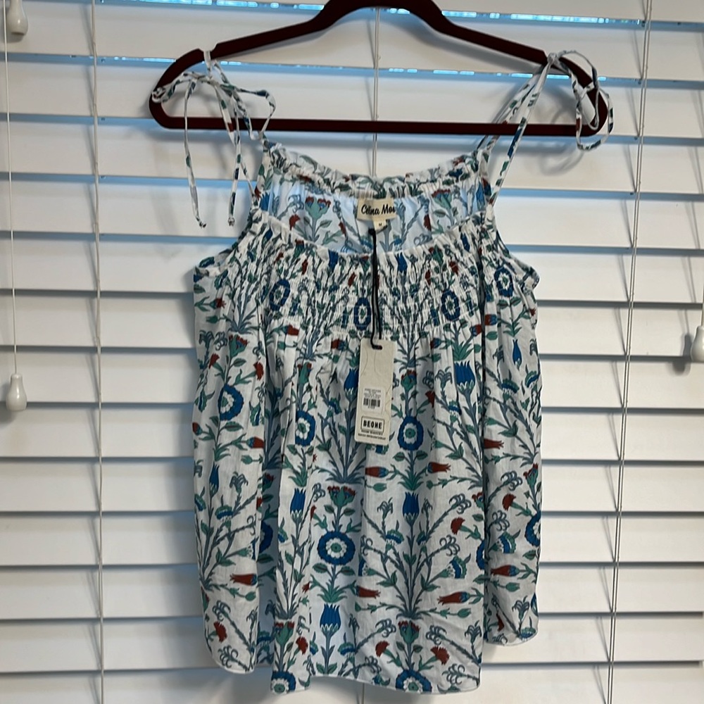 New with tag! Celina Moon top Sz M